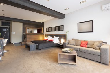 iç lüks ferah otel odası