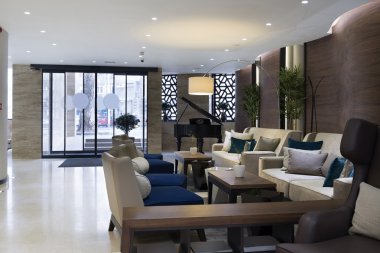 Modern lüks otel lobisinde