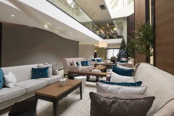 Moderne luxe hotellobby — Stockfoto