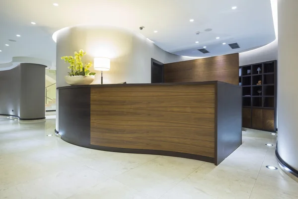 Modern reception desk — Stock Photo, Image