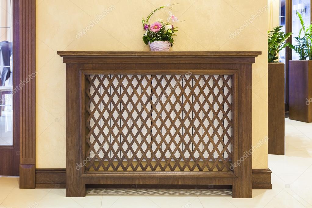 Heater in wooden cover Stock Photo by ©rilueda 63290901