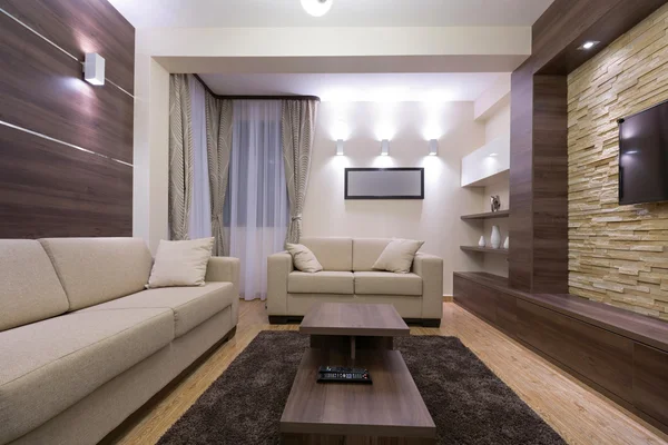 Moderno apartamento de luxo interior — Fotografia de Stock