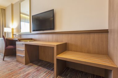 Resepsiyon ve otel odasında Tv