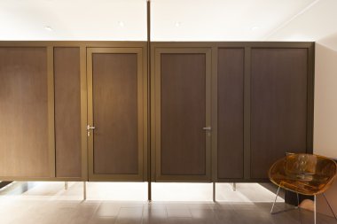 Spa merkezinde soyunma odaları