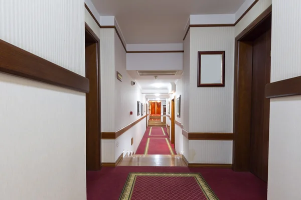 Koridor v hotelu — Stock fotografie