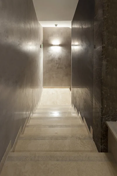 Elegant marble stairs in a building — Stock Photo, Image