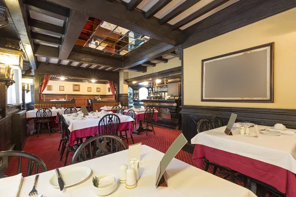 Ristorante rustico interno — Foto Stock