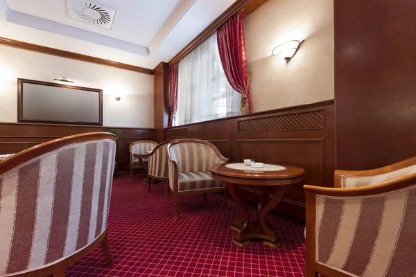 Klasyczny hotel holu wnętrza — Zdjęcie stockowe