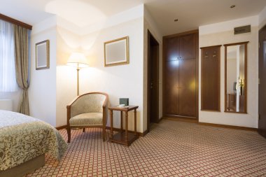 otel yatak odası iç