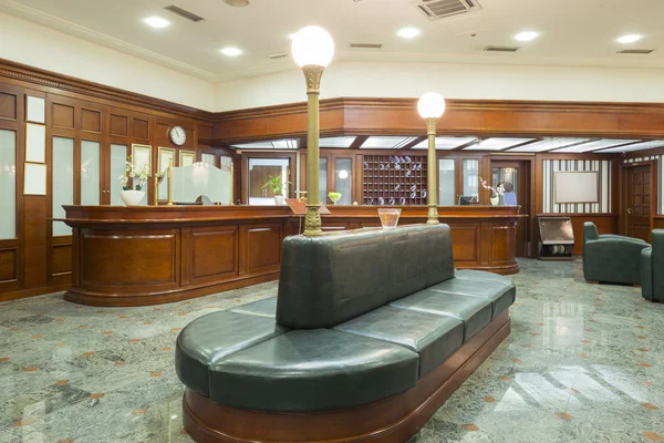 Classic style hotel lobby interior — Stock Photo, Image