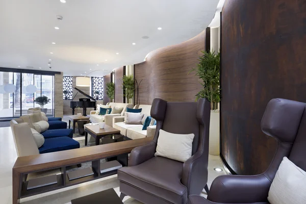 Moderne luxe hotellobby — Stockfoto