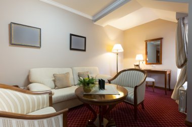 inteiror bir lüks otel odasının