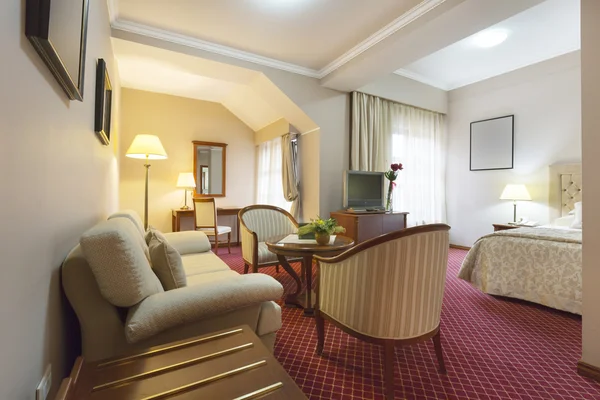 Inteiror of a luxury hotel room — Stock Photo, Image
