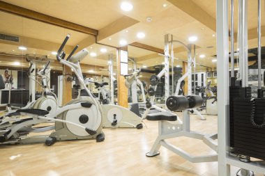 Novi Sad, Serbia - 03.11.2015. Best Western Prezident Hotel Gym
