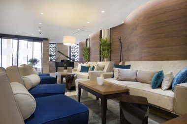 Modern lüks otel lobisinde