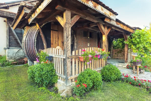 Schöne Weingut Resort Ferienhaus — Stockfoto