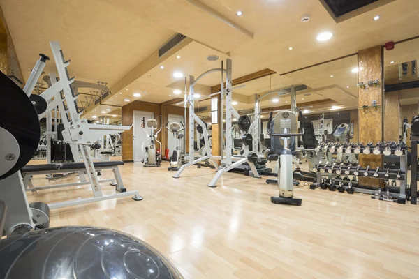 Novi Sad, Serbia - 03.11.2015. Best Western Prezident Hotel Gym — Zdjęcie stockowe