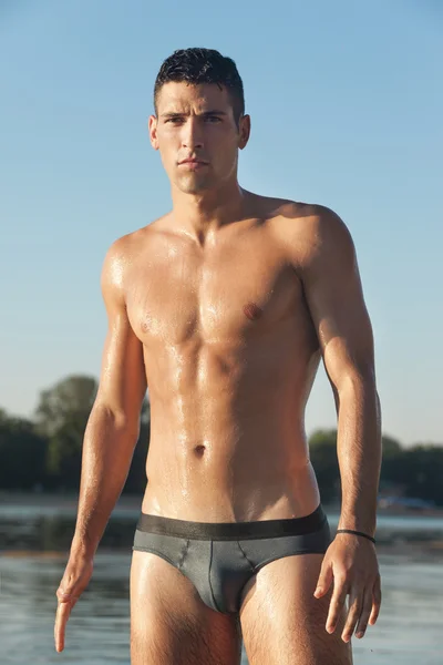 guys in white speedos