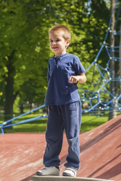 Cute little boy at the playground — Stock Photo, Image