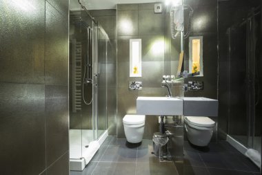 Modern banyo iç mimarisi