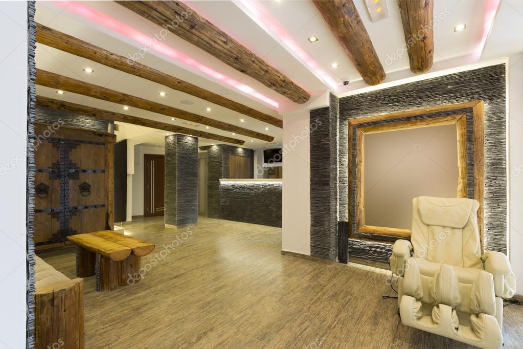 Mountain Hotel Lobby And Reception Stock Photo C Rilueda