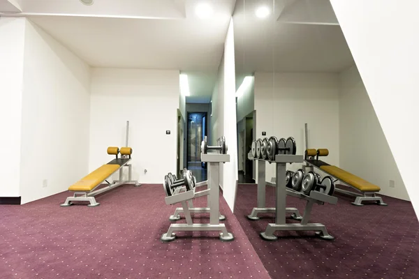 Modernt gym interiör — Stockfoto