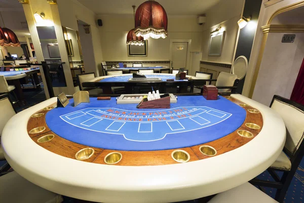 Mesas de blackjack en el casino — Foto de Stock