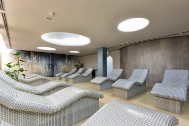 Şezlong spa merkezi ısıtmalı