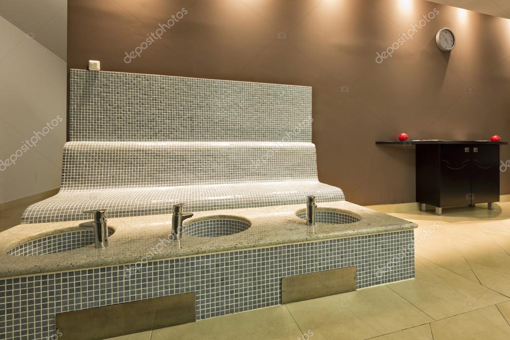 Heated Bench For Spa And Wellness Idfdesign