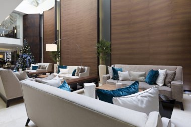 Modern lüks otel lobisinde