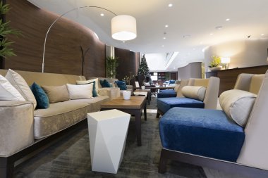 Modern lüks otel lobisinde