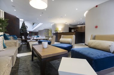 Modern lüks otel lobisinde