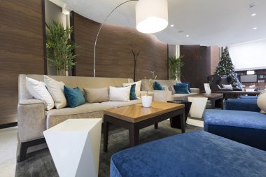 Modern lüks otel lobisinde