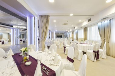 Zarif ziyafet salonu iç