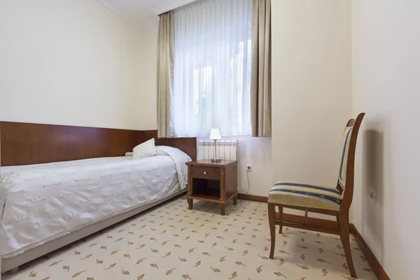 Interior of a hotel bedroom — Stock Photo, Image