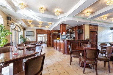 Klasik tarzı kafe iç