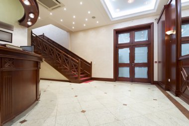 Koridor ile merdiven - otel iç 