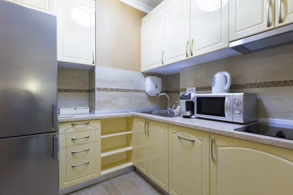 Kitchen in a modern apartment — Stock Photo, Image