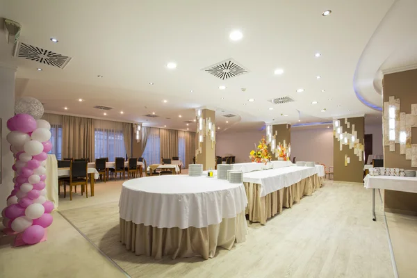 Interior of a banquet hall — Stock Photo, Image