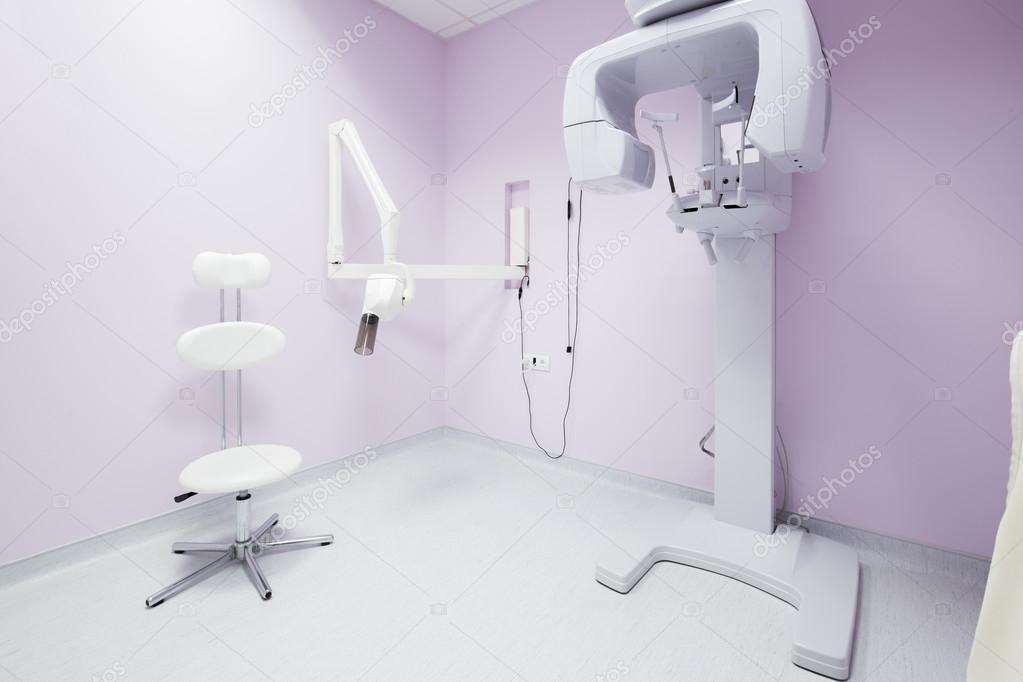 Interior of a dental scanning office