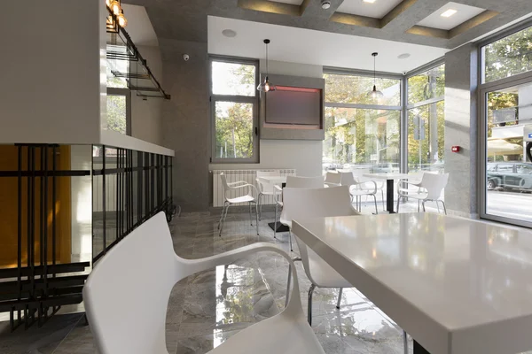 Interior of a modern cafe — Stock Photo, Image