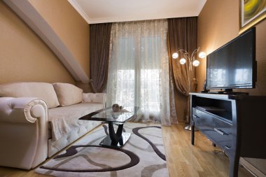 Bir lüks daire salon iç