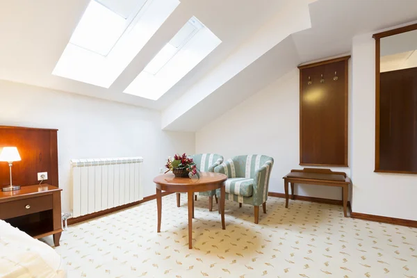 Interior of a living room in loft apartment — Stock Photo, Image