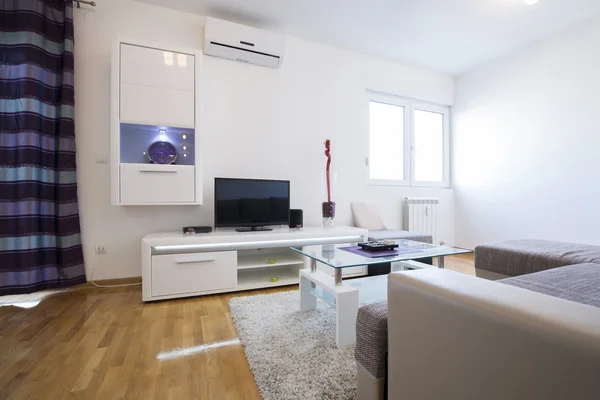 Elegante moderno sala de estar interior — Fotografia de Stock