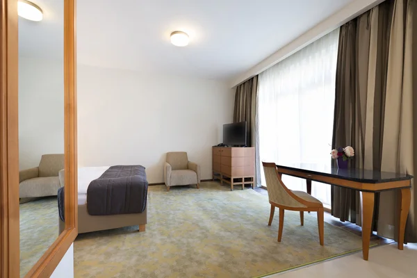 Interior of a classic styled apartment with wooden furniture — Stock Photo, Image