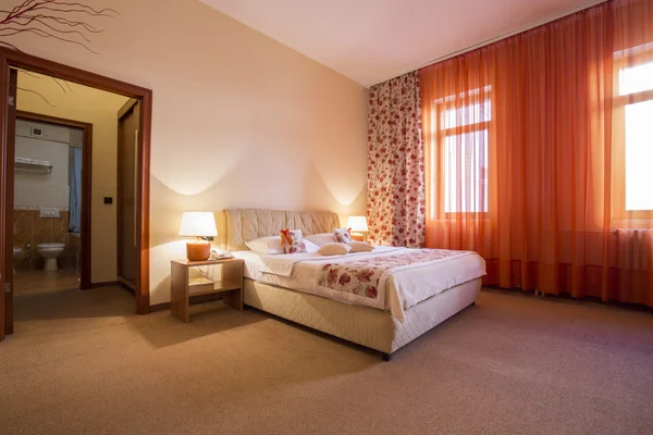 Elegantes Hotelzimmer-Interieur — Stockfoto