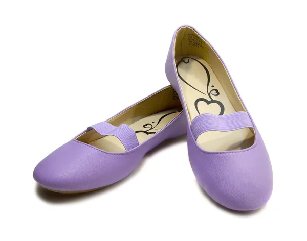 紫色芭蕾平底鞋 — 图库照片#
