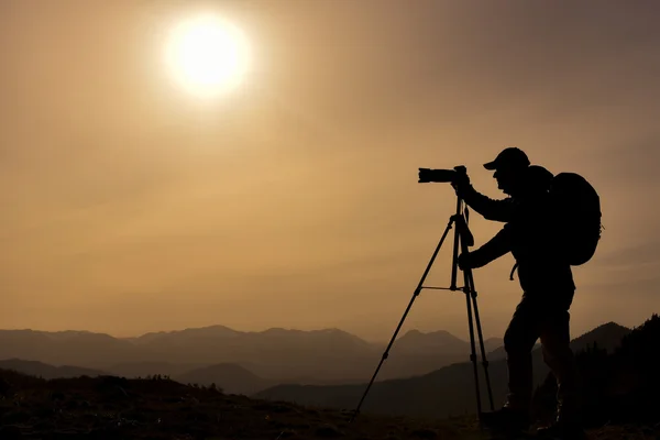 Fotógrafo de ações louco — Fotografia de Stock