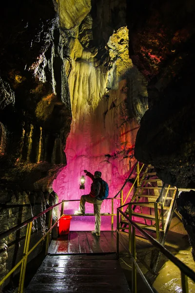 Cave expedition & cave resa — Stockfoto