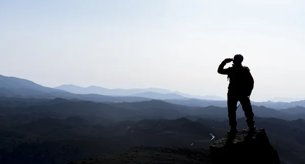 communicate over the phone in the mountains